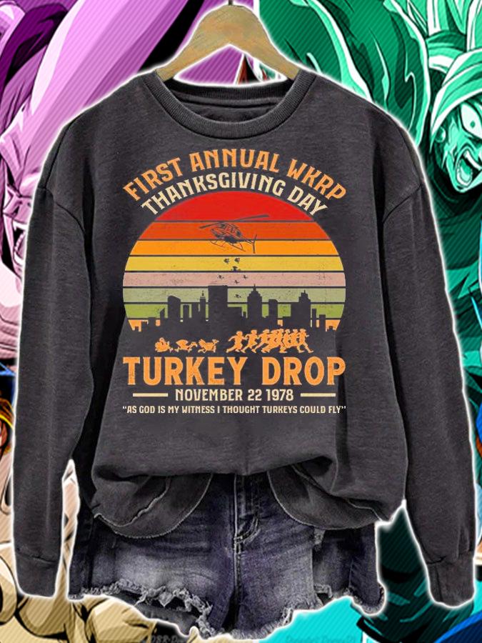 First Annual WKRP Thanksgiving Day Vintage T-Shirt t-shirt sweatshirt