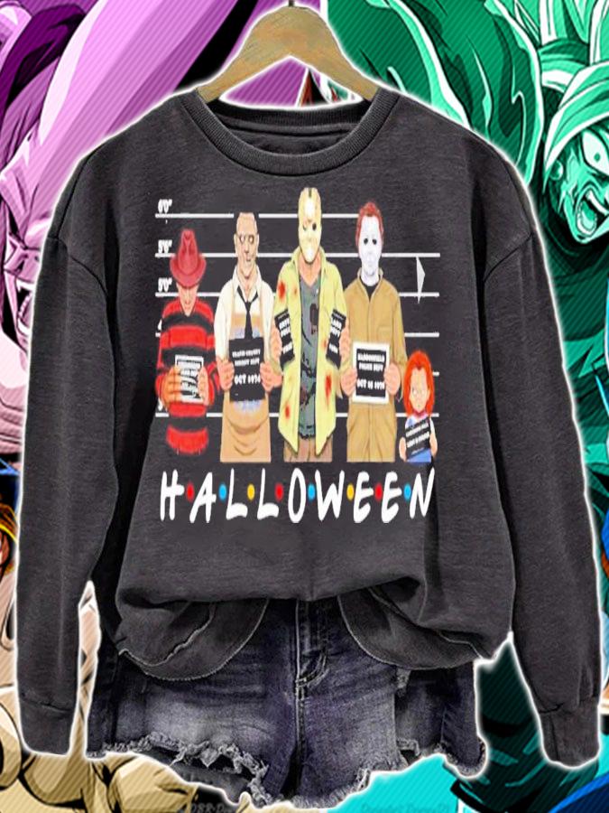 Halloween Horror Characters movies shirt t-shirt sweatshirt