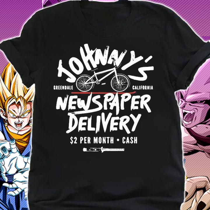 Johnny's Newspaper Delivery T-Shirt t-shirt shirt