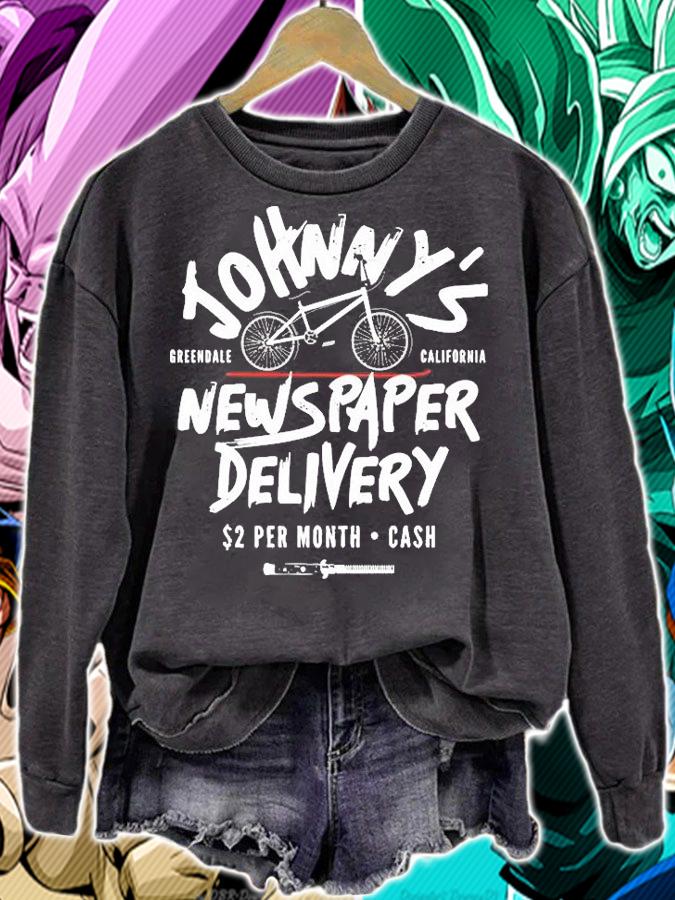Johnny's Newspaper Delivery T-Shirt t-shirt sweatshirt