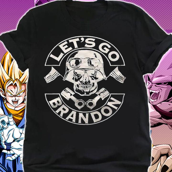 Let's go Brandon American biker Usa flag Vintage T-shirt t-shirt shirt