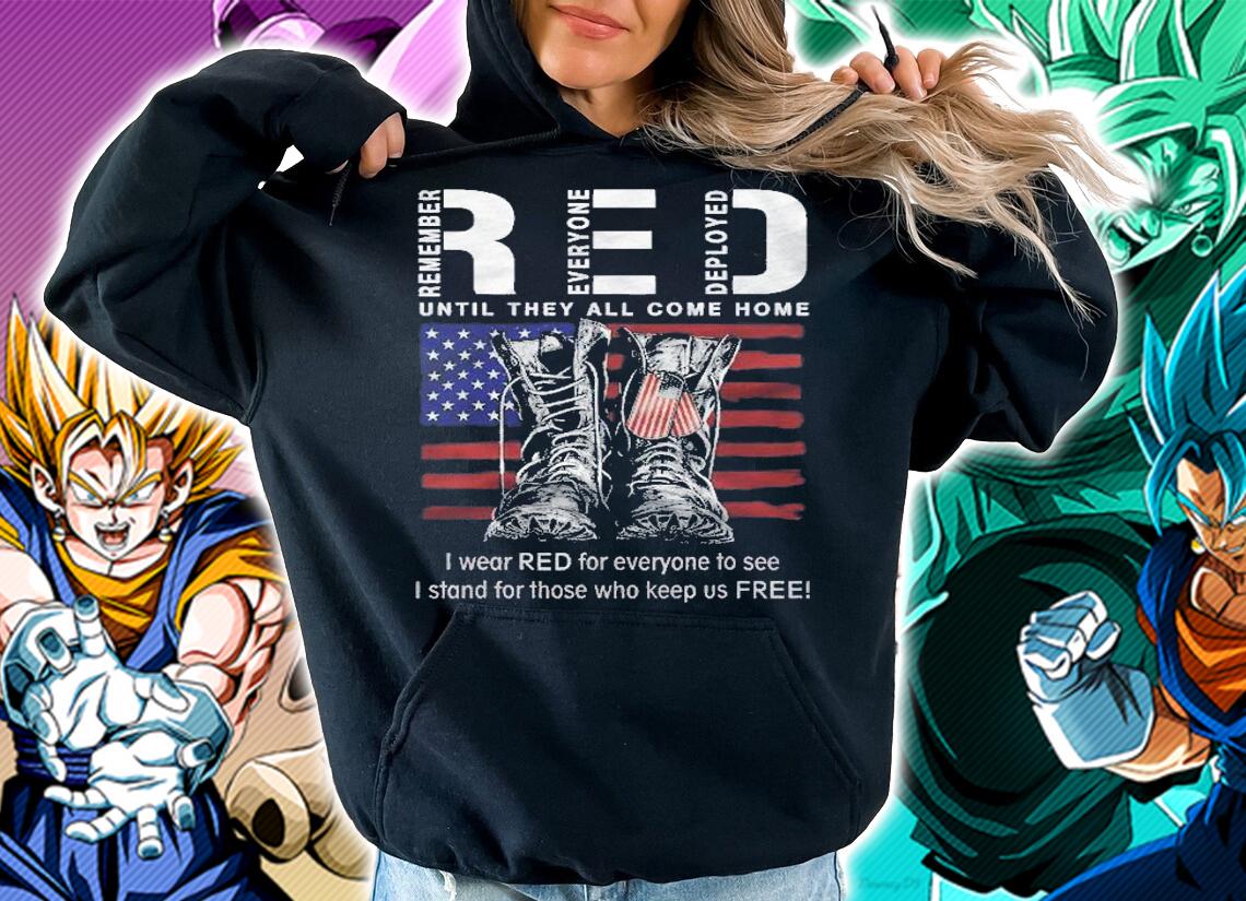 Until They Come Home My Soldier Red Friday Military Vintage Shirt t-shirt hoodie