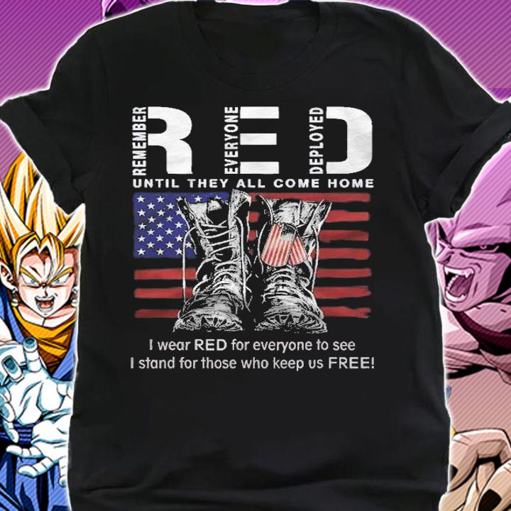 Until They Come Home My Soldier Red Friday Military Vintage Shirt t-shirt shirt