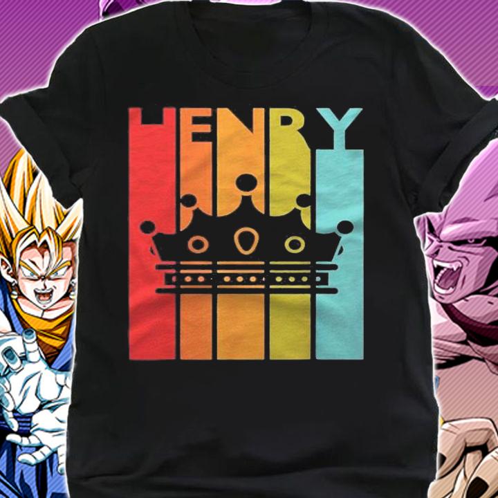 Henry Gift Idea For Boys Men Retro First Name Vintage Henry Shirt t-shirt shirt