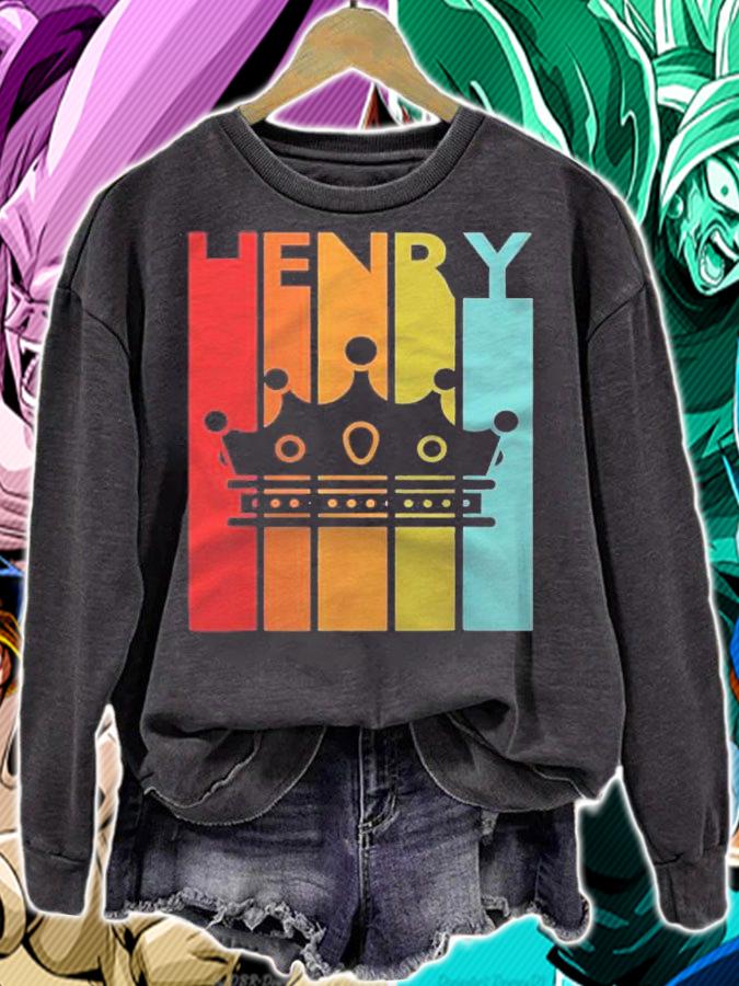 Henry Gift Idea For Boys Men Retro First Name Vintage Henry Shirt t-shirt sweatshirt