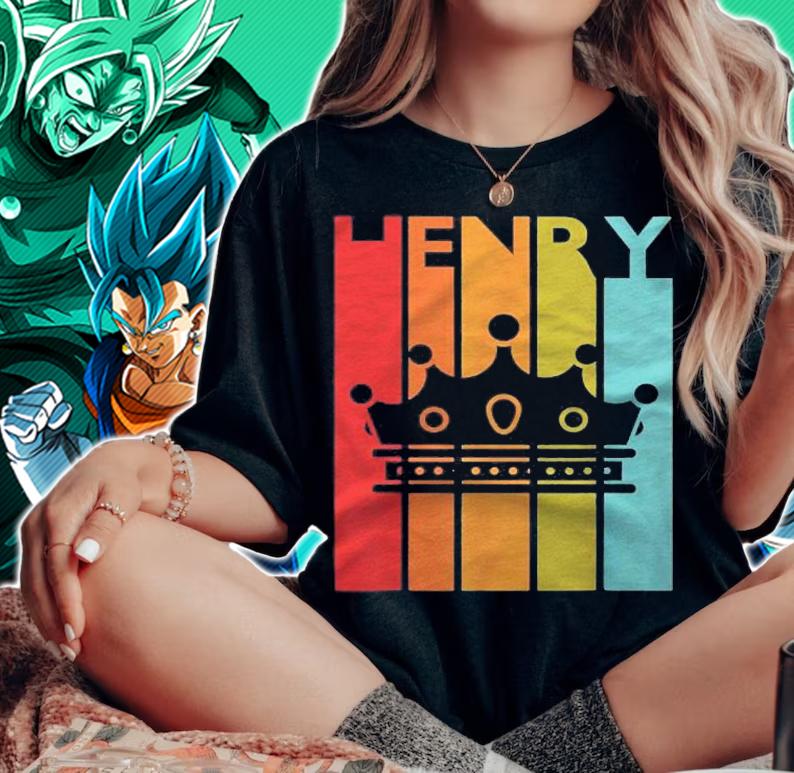 Henry Gift Idea For Boys Men Retro First Name Vintage Henry Shirt t-shirt woman shirt