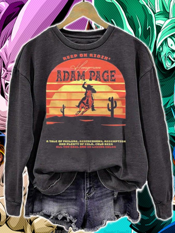 Keep On Ridin' Hangman Adam Page Vintage Shirt t-shirt sweatshirt