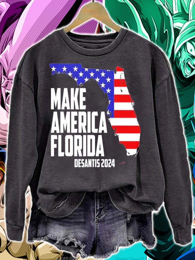 Make America Florida DeSantis 2024 T-Shirt t-shirt sweatshirt