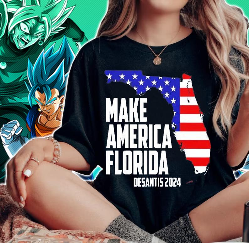 Make America Florida DeSantis 2024 T-Shirt t-shirt woman shirt