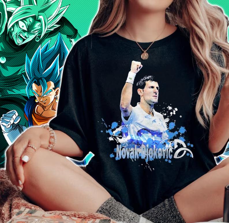 Novak Djokovic sportsman T-shirt t-shirt woman shirt