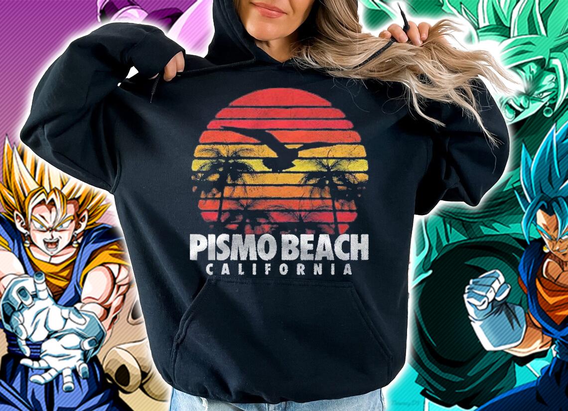 Pismo Beach Vintage California Retro Sunset Men Women Gift Shirt t-shirt hoodie