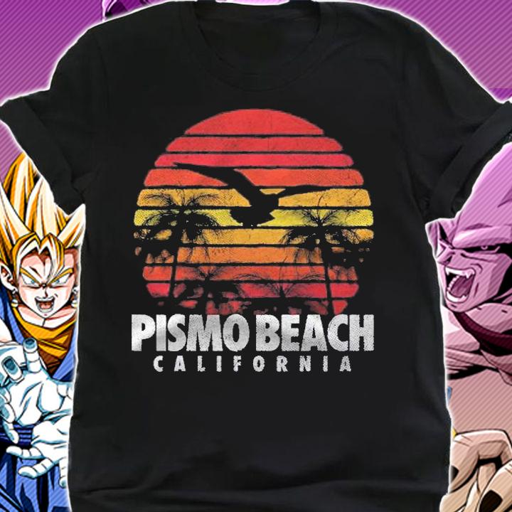 Pismo Beach Vintage California Retro Sunset Men Women Gift Shirt t-shirt shirt
