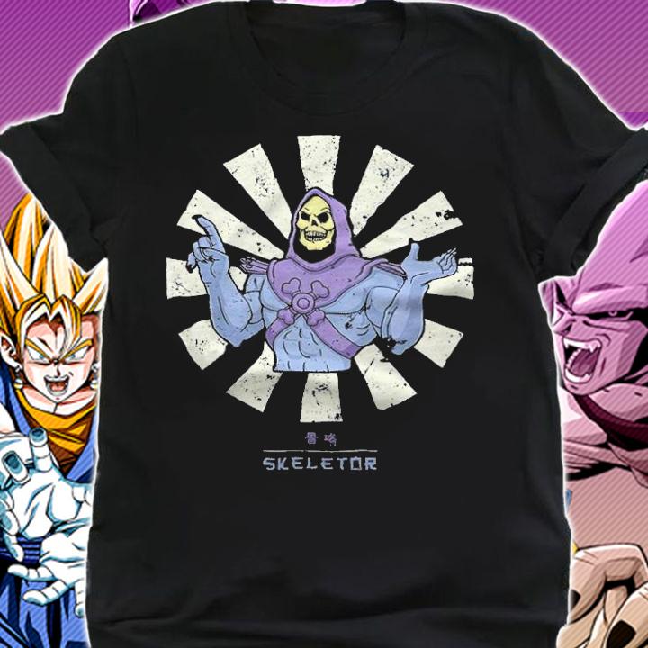 Skeletor Retro Japanese Shirt t-shirt shirt