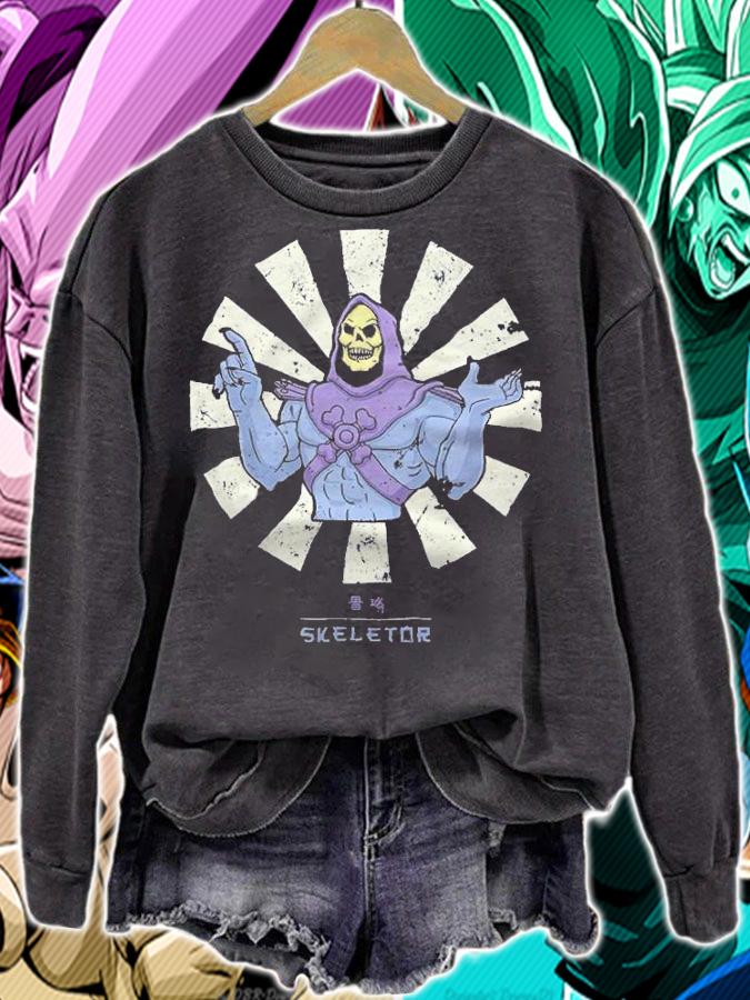 Skeletor Retro Japanese Shirt t-shirt sweatshirt