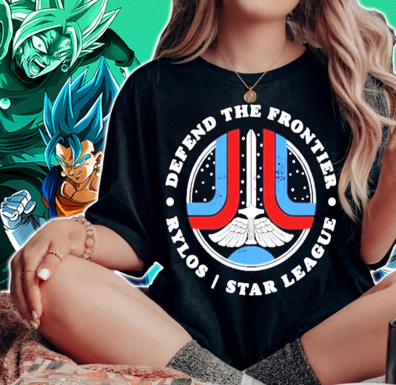 The Last Starfighter Defend The Frontier Planet Rylos Shirt t-shirt woman shirt