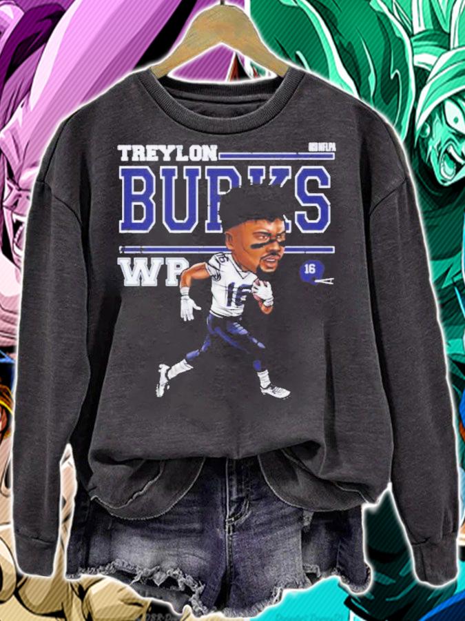 Treylon Burks Tennessee Cartoon Football Shirt t-shirt sweatshirt