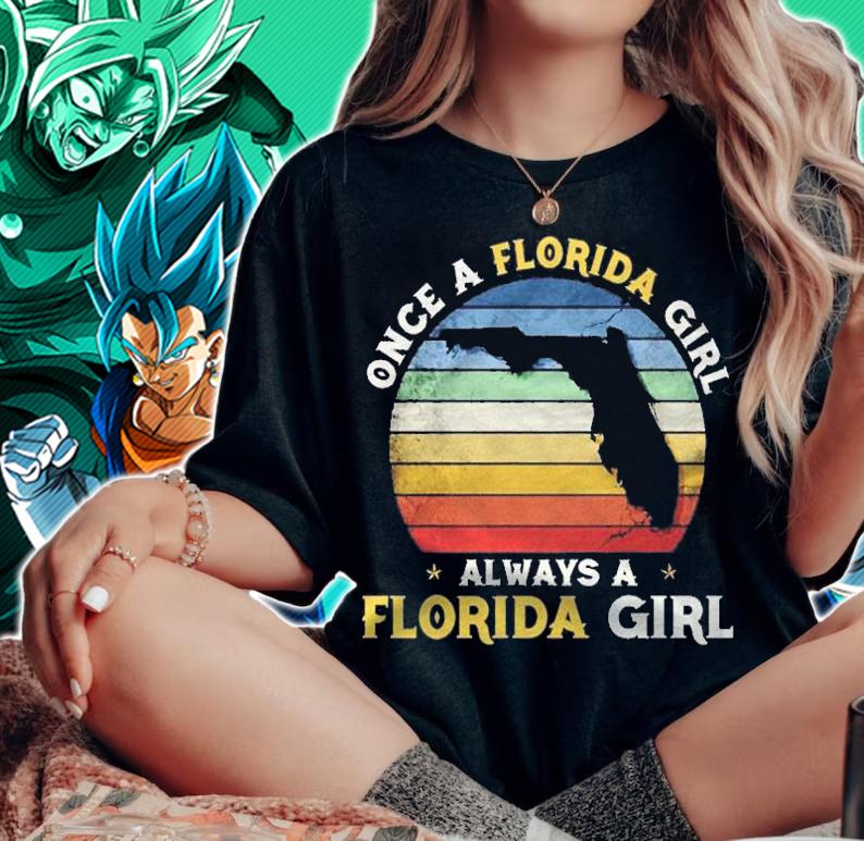Vintage Florida Girls Pride Gift Shirt t-shirt woman shirt