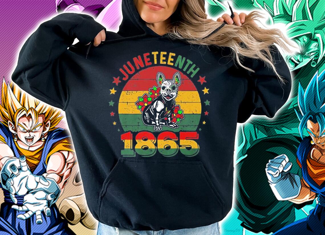 Dog Sugar Skull Junenth Puppy Lover Black History T-Shirt t-shirt hoodie