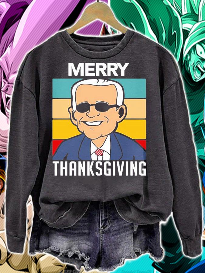 Joe Biden Merry Thanksgiving Funny T-Shirt t-shirt sweatshirt