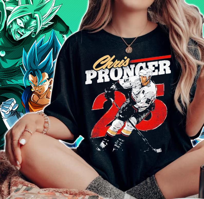 Chris Pronger Anaheim Retro Hockey Shirt t-shirt woman shirt