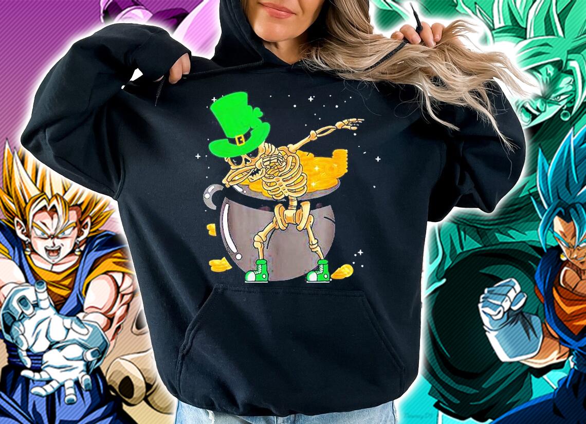 Dabbing Skull Cauldrons St Patrick's Day T-Shirt t-shirt hoodie