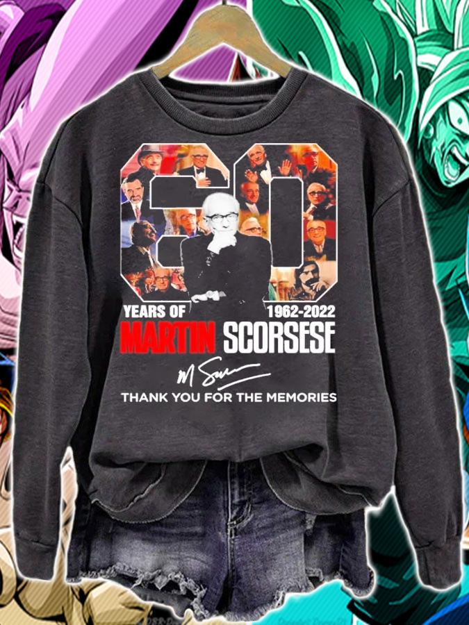 Official 60 Years Of 1962-2022 Martin Scorsese Signatures Thank You For The Memories Shirt t-shirt sweatshirt