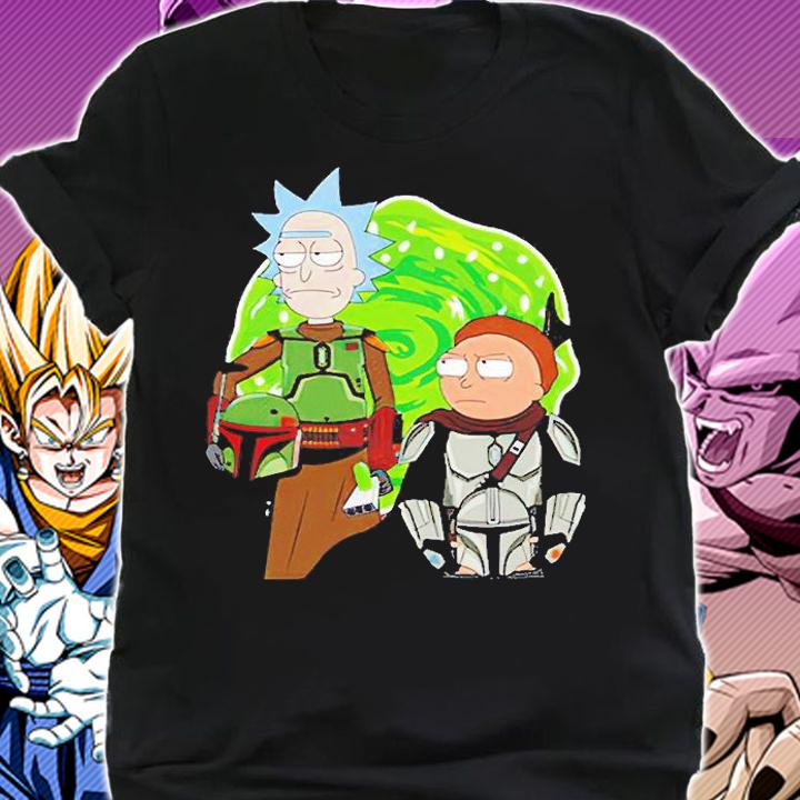 Rick And Morty Mashup Boba Fett And Darth Vader T-Shirt t-shirt shirt