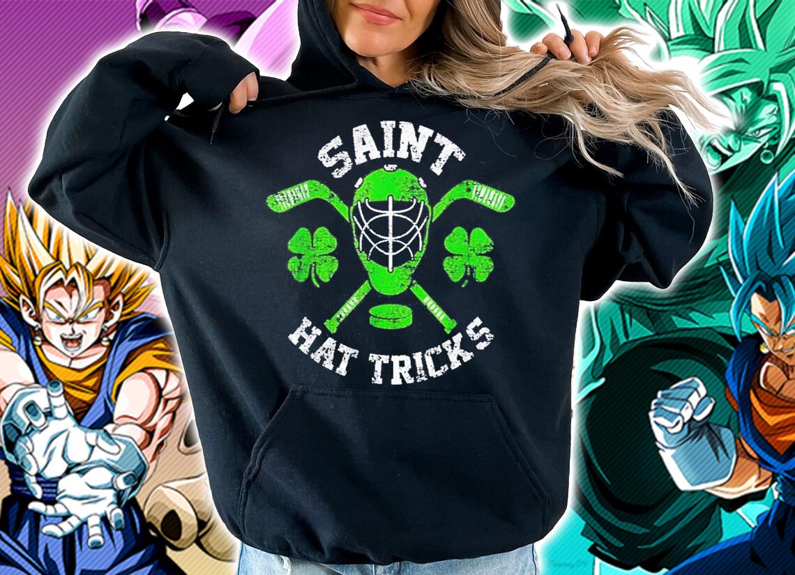 Saint Hattrick Hockey Hat Tricks St Patrick's Day T-Shirt t-shirt hoodie