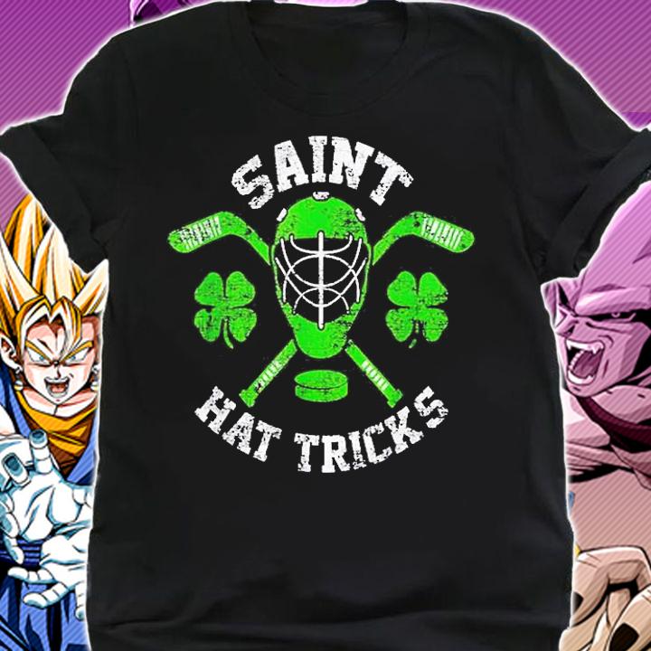 Saint Hattrick Hockey Hat Tricks St Patrick's Day T-Shirt t-shirt shirt