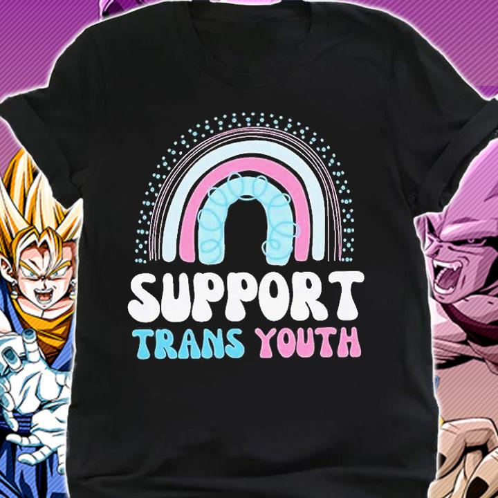 Support Trans Youth Rainbow Rights Ally T-Shirt t-shirt shirt