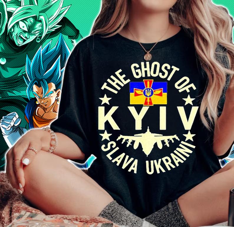 The Ghost Of Kyiv Slavia Ukraini T-Shirt t-shirt woman shirt