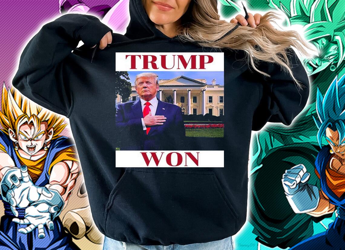 TRUMP Won get over it The White House T-Shirt t-shirt hoodie