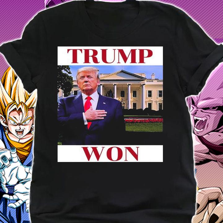 TRUMP Won get over it The White House T-Shirt t-shirt shirt