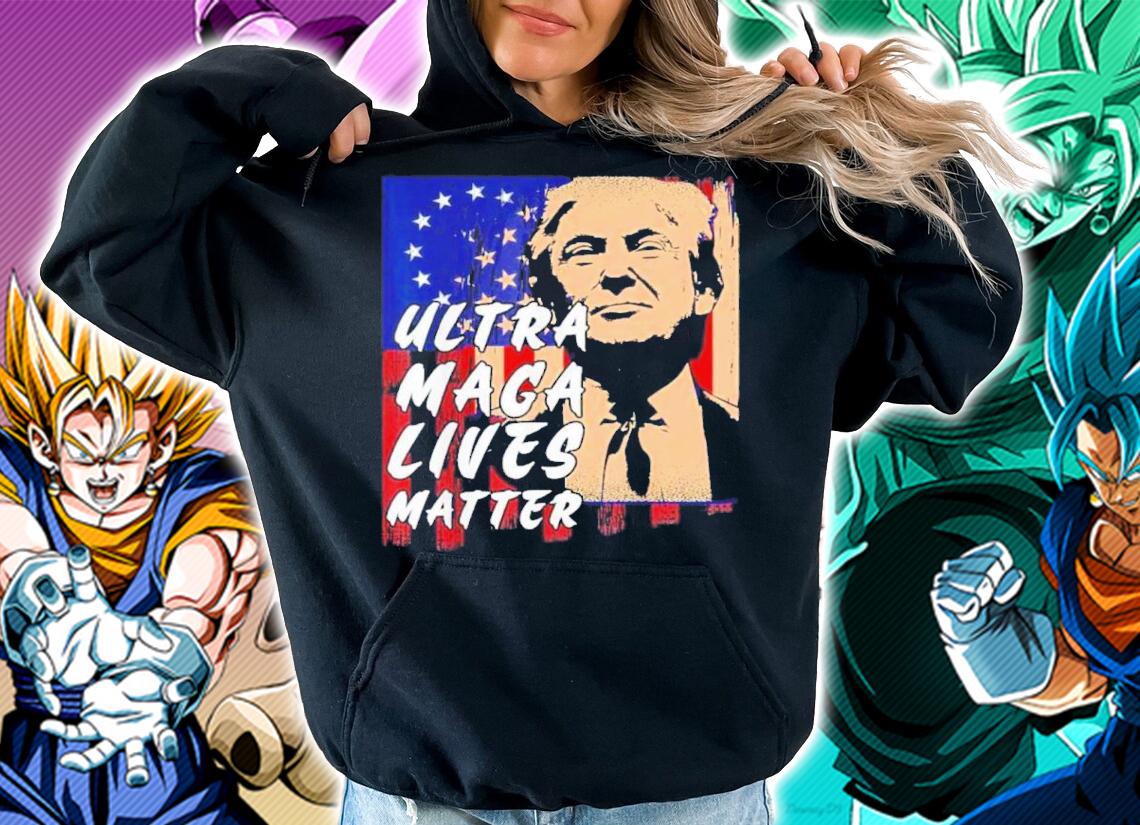 Donald Trump Ultra Maga Lives Matter American Flag Shirt t-shirt hoodie