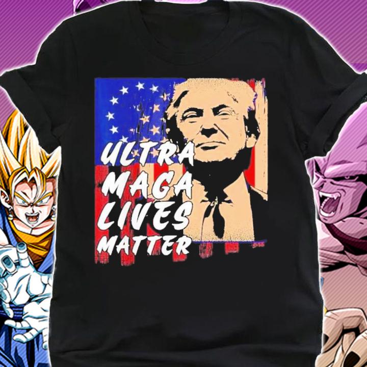 Donald Trump Ultra Maga Lives Matter American Flag Shirt t-shirt shirt