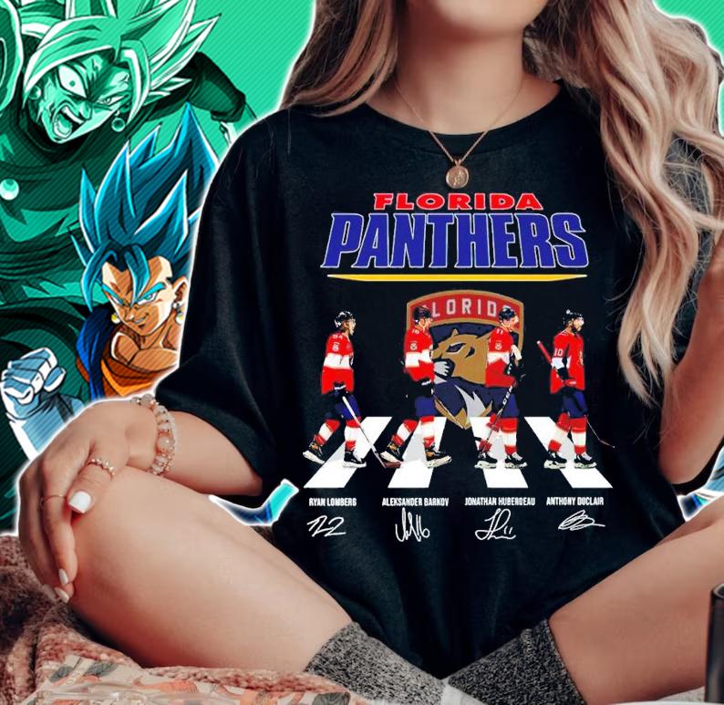 Florida Panthers Abbey Road Signatures Shirt t-shirt woman shirt