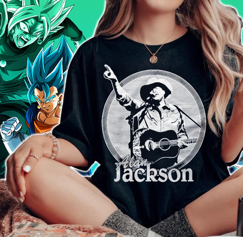 Graphic Alan Jackson Design Arts American Singer Songwriter T-shirt t-shirt woman shirt