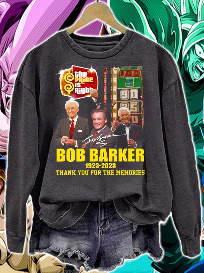 Bob Barker 1923 2023 The Price Is Right Thank You For The Memories t-shirt sweatshirt