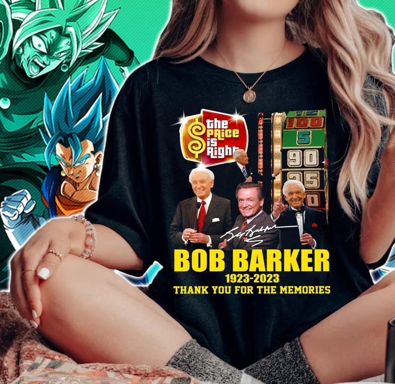Bob Barker 1923 2023 The Price Is Right Thank You For The Memories t-shirt woman shirt