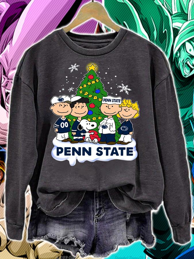 Penn State Peanuts Snoopy Christmas Tree Penn State Nittany Lions t-shirt sweatshirt