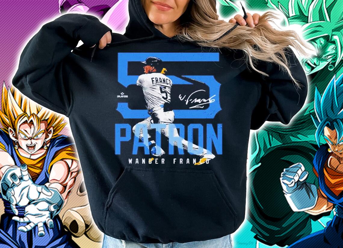 Wander Franco Tampa Bay Patron 5 Baseball Signatures Shirt t-shirt hoodie