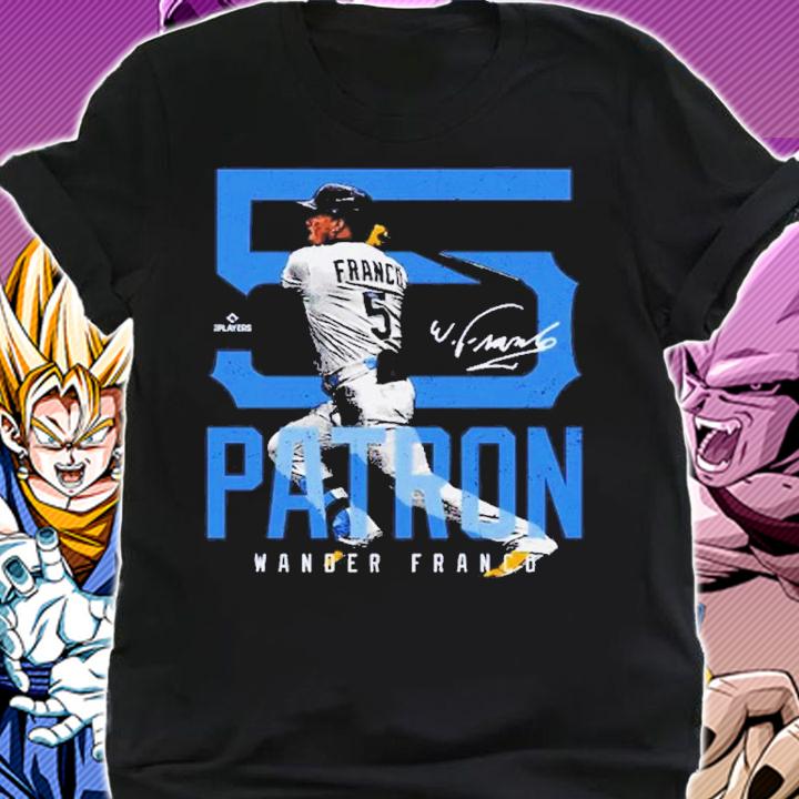 Wander Franco Tampa Bay Patron 5 Baseball Signatures Shirt t-shirt shirt