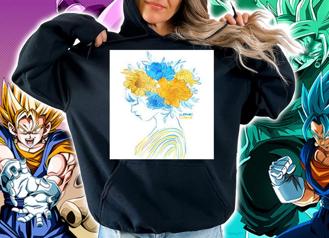 Women With Flower Support Ukraine T-Shirt t-shirt hoodie