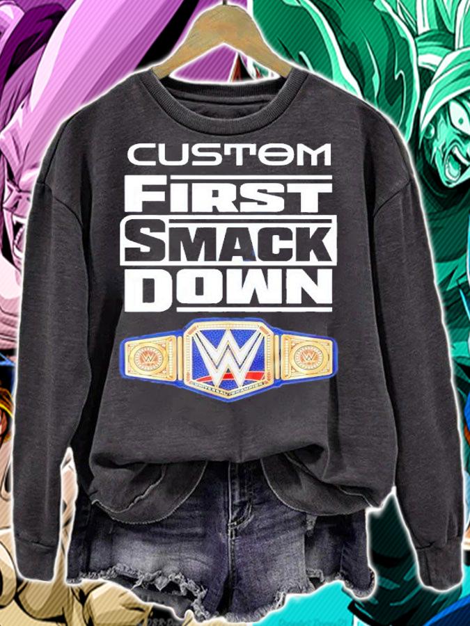 WWE Custom First SmackDown Shirt t-shirt sweatshirt