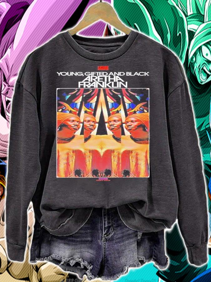 Young Gifted And Black Aretha Franklin shirt t-shirt sweatshirt