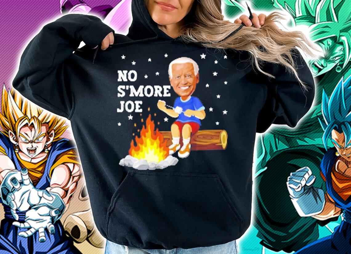 Funny Anti President Biden Camping No S'more Joe Campfire T-Shirt t-shirt hoodie