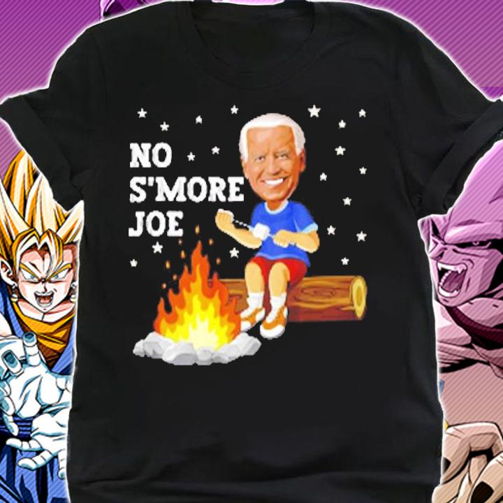 Funny Anti President Biden Camping No S'more Joe Campfire T-Shirt t-shirt shirt