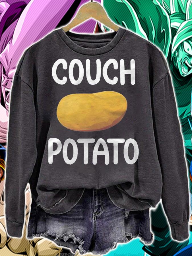 Funny Couch Potato Joke Sarcastic Family Shirt t-shirt sweatshirt