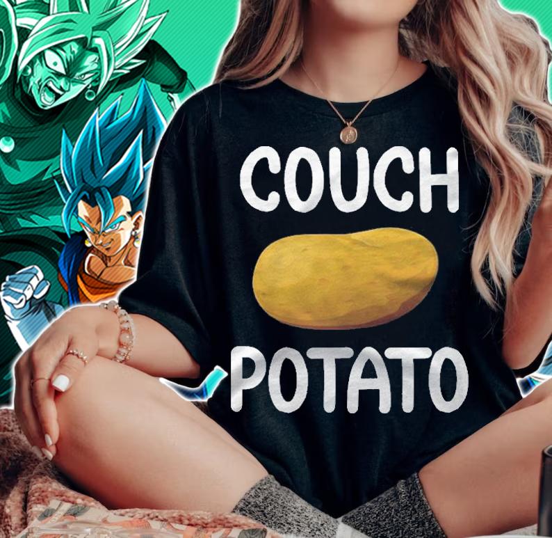Funny Couch Potato Joke Sarcastic Family Shirt t-shirt woman shirt
