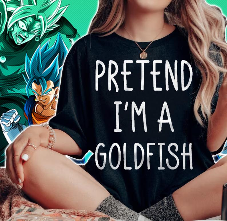 Funny Goldfish Halloween Costume Tee Men Women Fish Gift Shirt t-shirt woman shirt